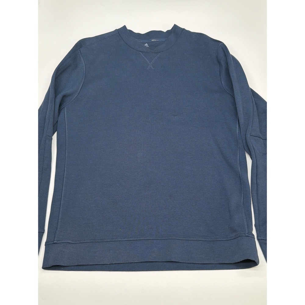 Adidas‎ Men's V Neck Sweatshirt Navy Blue Size Medium Casual Comfort